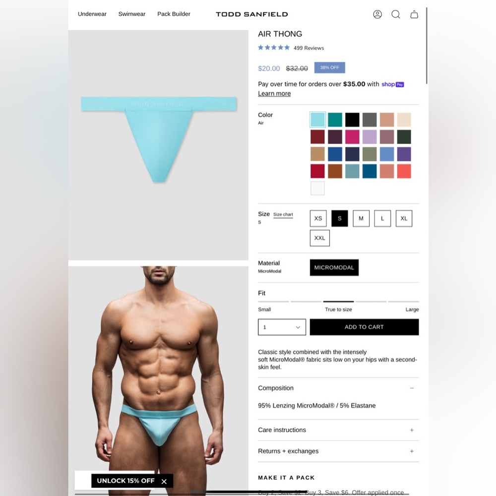 Todd Sanfield, Air, Thong